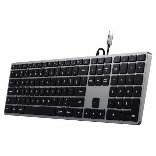 Klávesnice Satechi Kabelová klávesnice USB-C Satechi Slim...