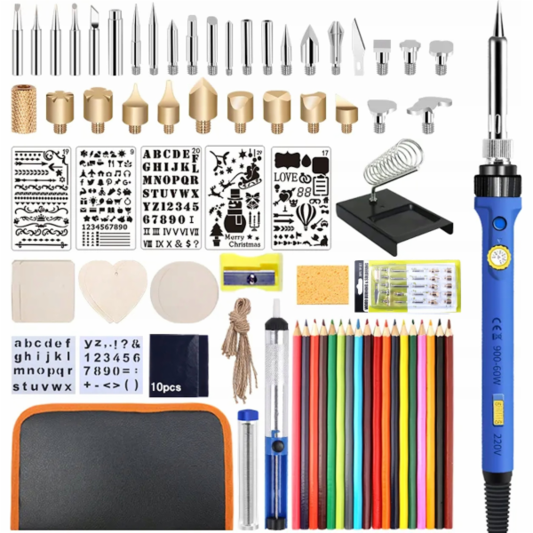 Eurokomp Set pro pyrografii, pájení, pouzdro E6175