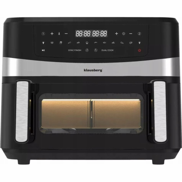Klausberg DVOUKOMOROVÁ FRITÉZA 9L 1750W VZDUCHOVÁ FRITÉZA...