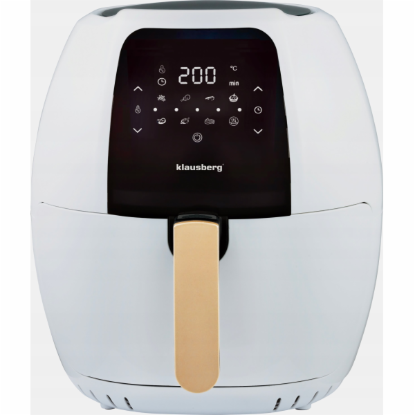 Klausberg VELKÁ FRITÉZA BÍLÁ 7,7L 1800W VZDUCHOVÁ FRITÉZA...