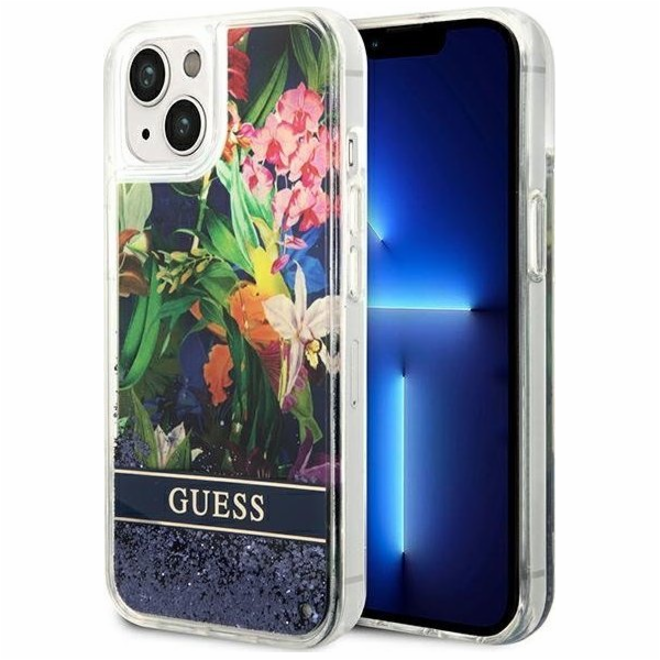 Pouzdro Guess  GUHCP14SLFLSB Apple iPhone 14 modro/modré ...