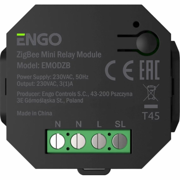 Reléový modul / opakovač Salus ZigBee 932342371 / EMODZB