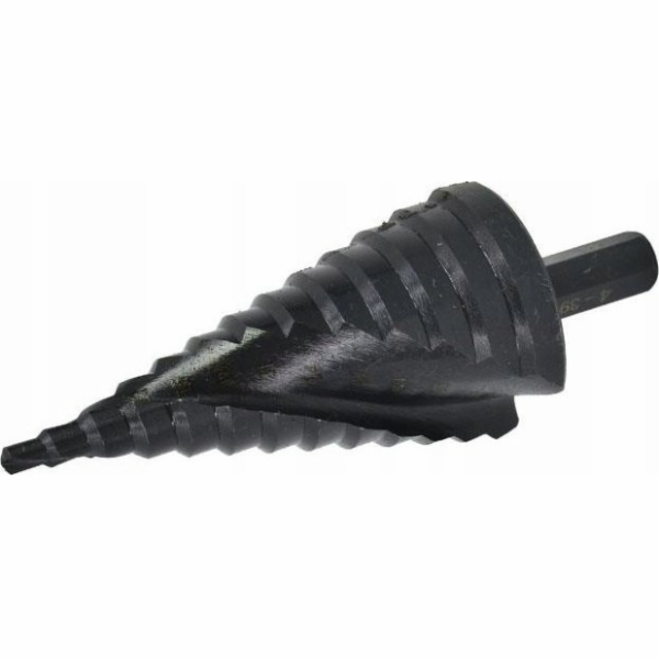 AWTools STEP VRTAČKA SPIRÁLA/ 4-45mm/ AICrN/ ČERNÁ