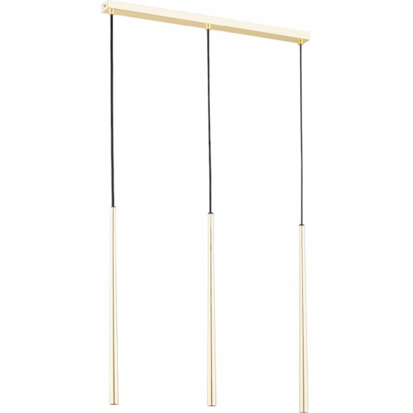 Alfac Alfa Carmen 62286 závěsná lampa 3x40W G9 zlatá/černá