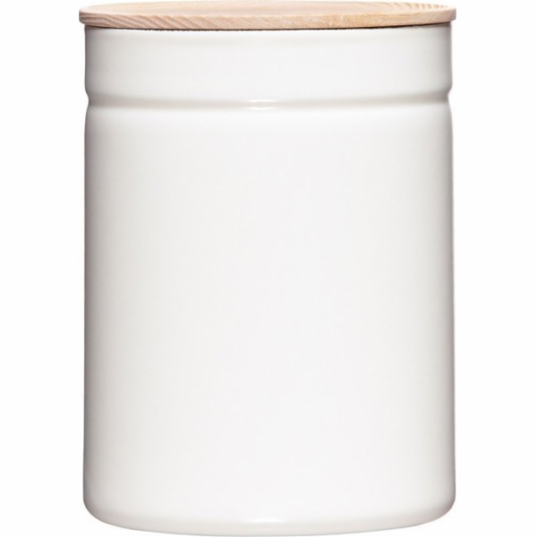 Riess  - Nádoba s dřevěným víčkem 2,2l Pure White