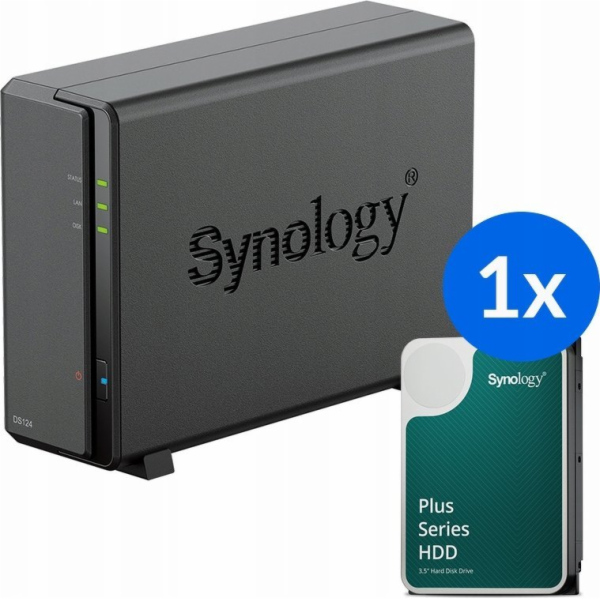 Souborový server Synology Synology DS124+1x HAT3300-4T (1...