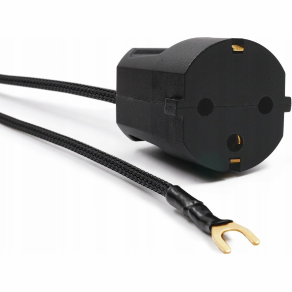 Melodika  MDG10 Zemnící kabel, redukce šumu, Schuko - 1m
