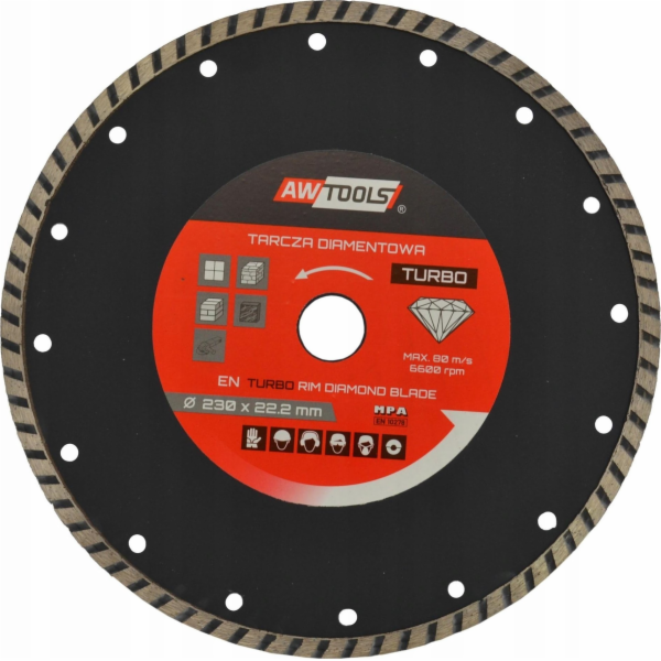 AWTools DIAMANTOVÁ BLADE 350x32-25.4-22.2 / TURBO