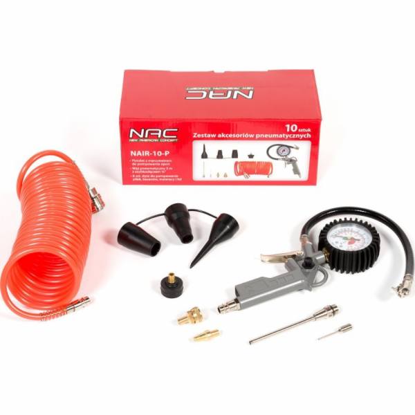 Sada nářadí NAC NAC PNEUMATIC SET 10 ks.