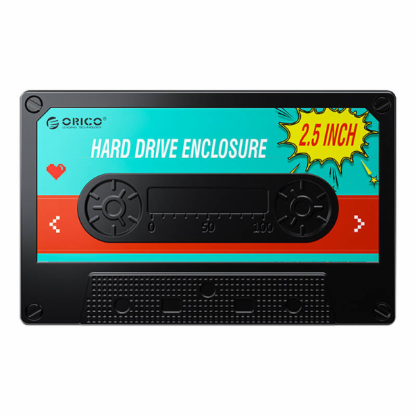 Orico 2580 HDD/SSD 2.5" drive enclosure, 5Gbps, USB-A to ...
