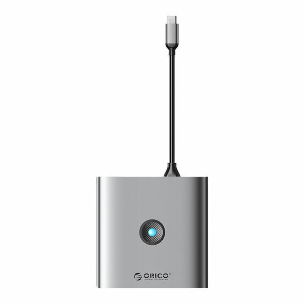 Adapter Hub 8w1 Orico, HDMI 4K + 3x USB-A 3.0, USB-C, 100...