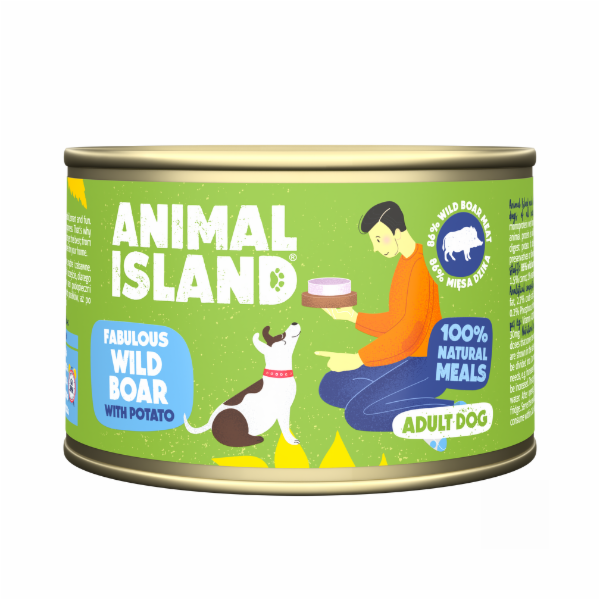 ANIMAL ISLAND zvěřina s bramborami - vlhké krmivo pro psy...