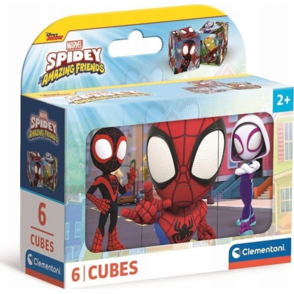 Clementoni - Obrázkové kostky - Spidey a jeho úžasní přát...