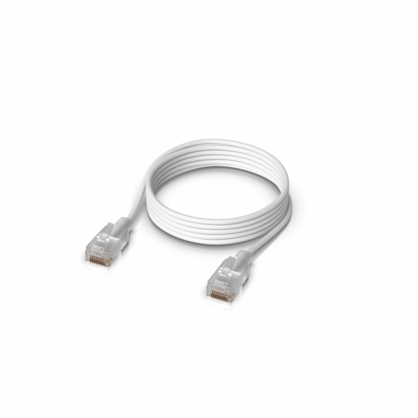 Ubiquiti UACC-Cable-Patch-EL-1M-W síťový kabel Průsvitné,...