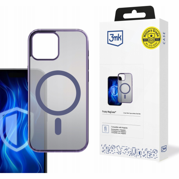 3mk ochranný kryt Frosty MagCase Purple pro Apple iPhone ...