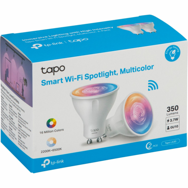 Tapo L630 GU10 (2 Pack) Smart Spotlight Multicolour Bulb