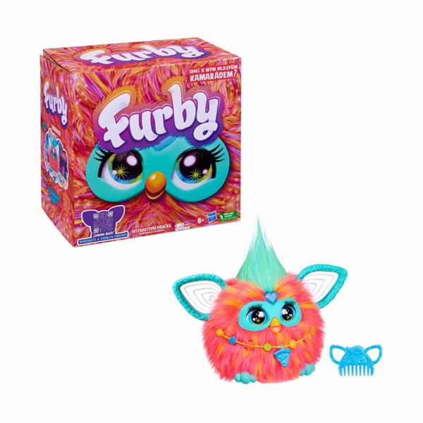 Hračka Hasbro - Furby korálový CZ verze