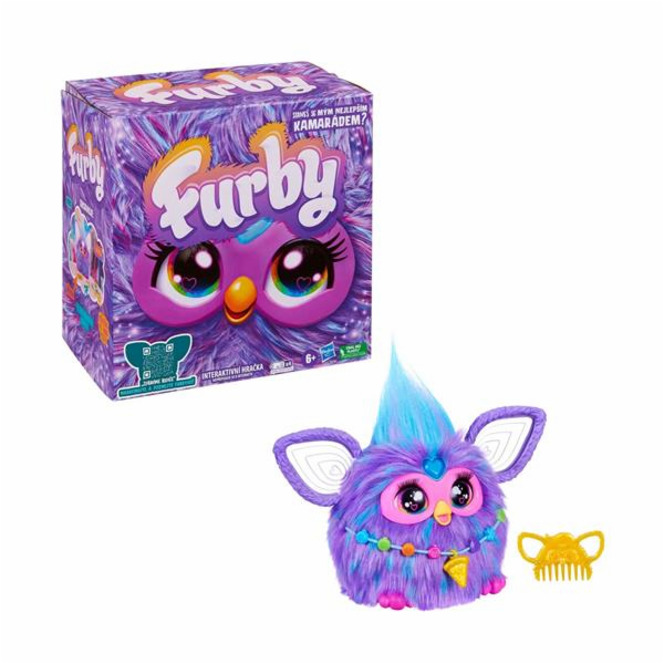 Hračka Hasbro - Furby fialový CZ verze