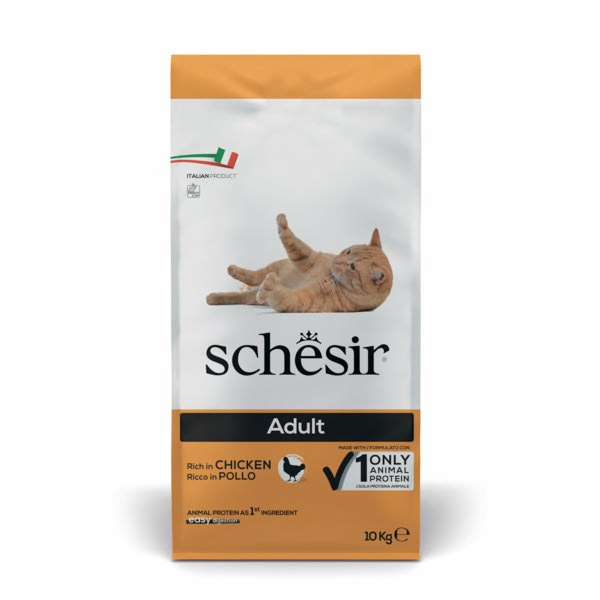 SCHESIR Adult Rich in chicken - suché krmivo pro kočky - ...