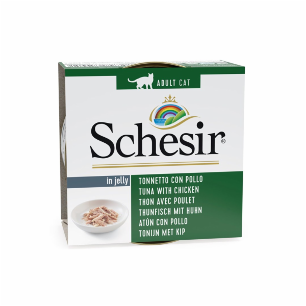 SCHESIR Tuna with chicken in jelly - mokré krmivo pro koč...