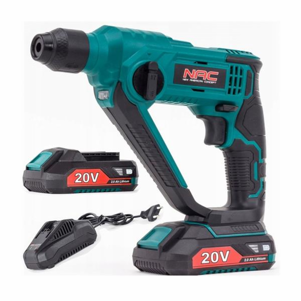 Vrtací kladivo NAC aku HE-SDS-LI-20V  2Ah
