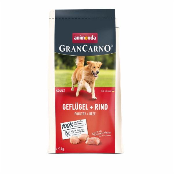 ANIMONDA Gran Carno Adult Drůbež s hovězím - suché krmivo...