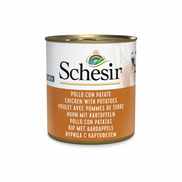 SCHESIR Chicken with potatoes in jelly - vlhké krmivo pro...