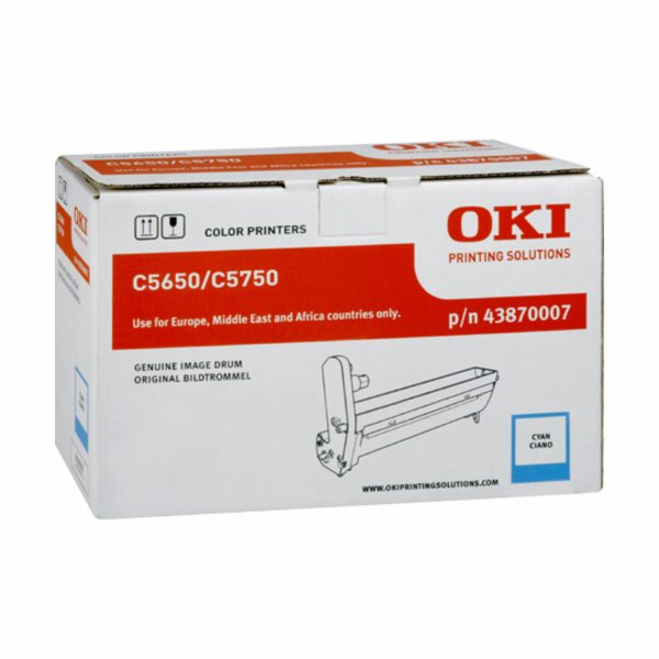 43870007 Obrazový valec cyan pre OKI C5650/5750- 20 000 s...