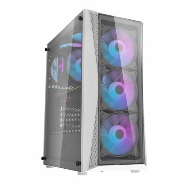 Darkflash DK352 Plus computer case + 4 fans (black and wh...