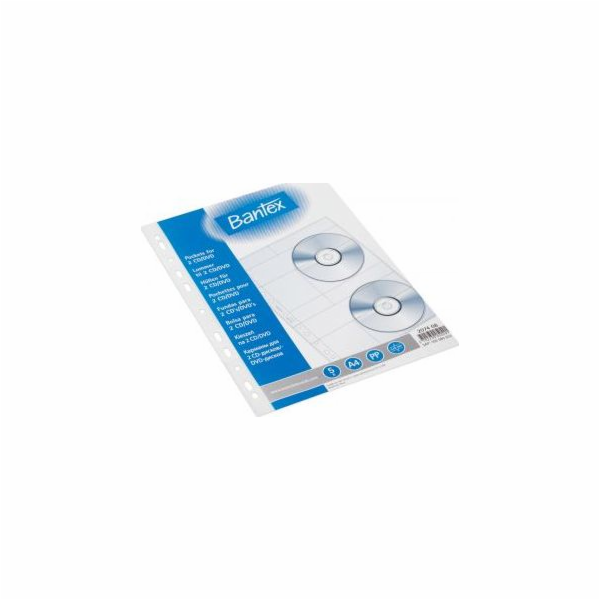 Bantex Sleeve na 2 CD 5 ks.