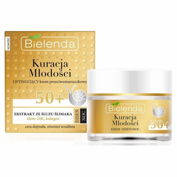 Bielenda Pleťový krém proti vráskám s extraktem ze šnečíh...