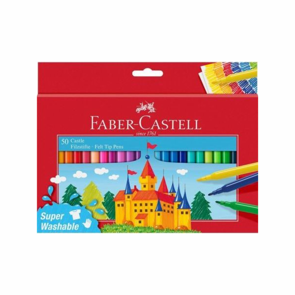 Faber-Castell Fixy na zip 50 col