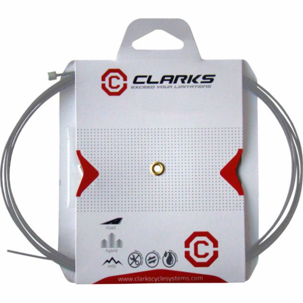Clarks řadicí kabel NEREZOVÁ OCEL DLOUHÁ ŽIVOTNOST Mtb