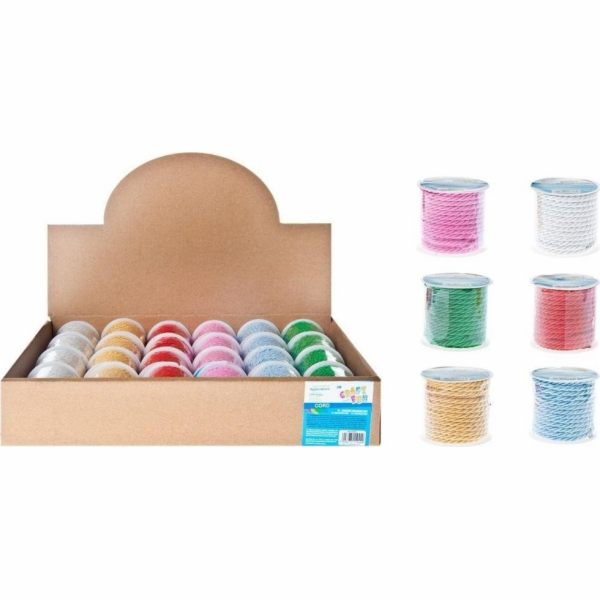 Craft with Fun CF DECK DECKORATION TAPE ROPE 3MM/3M MIX S...