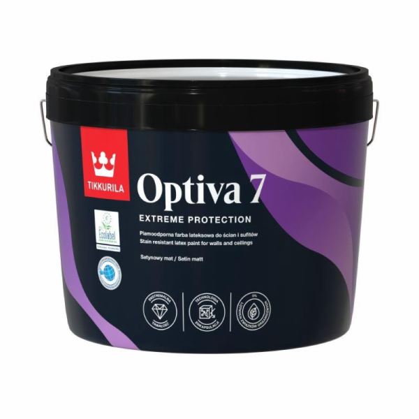 VODNÉ AKRYLOVÉ BARVY OPTIVA SATÉN MATNÝ 7 BC 2,7L