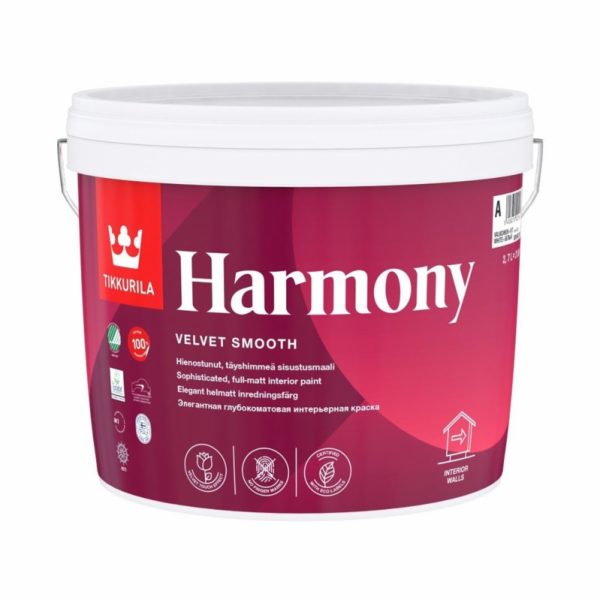 Akrylová barva Tikkurila Harmony, C base, matná, 2,7l