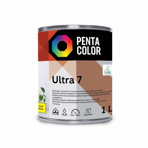 Základní barva Pentacolor 7, emulzní, matná, 1l