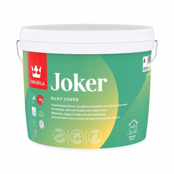 Barva Tikkurila Joker, báze C, polomatná, 2,7l