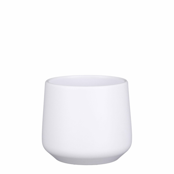 Hrnec Mica Amber 1087663, keramika, H 17 cm, bílý