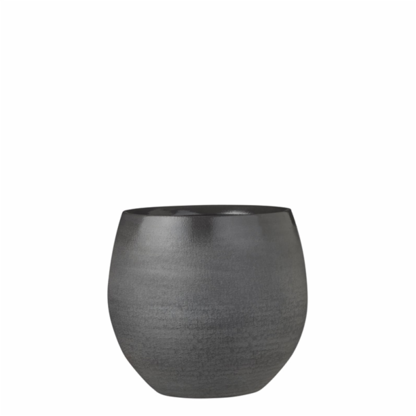 Hrnec Mica Douro 1070377, keramika, O 23 cm, tmavě šedý