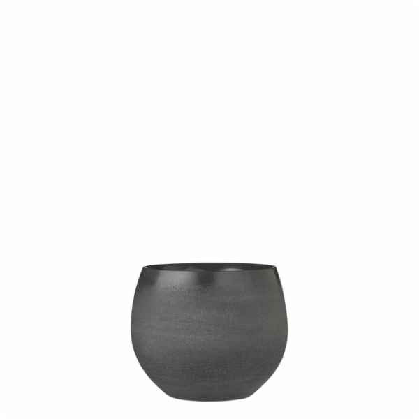 Hrnec Mica Douro 1070375, keramika, O 18 cm, tmavě šedý