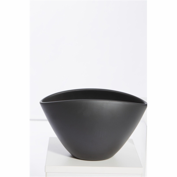 Ceram hrnec DOMOLETTI STORCZYK PODL, O18 cm, mat. Černá