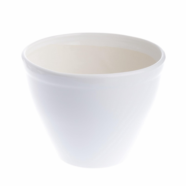 Hrnec Agava 5001, keramika, V 26,5 cm, bílý