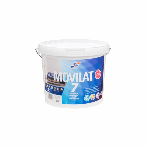 Disperzní barva Rilak Movilat 7, C základ, matná, 3,6l