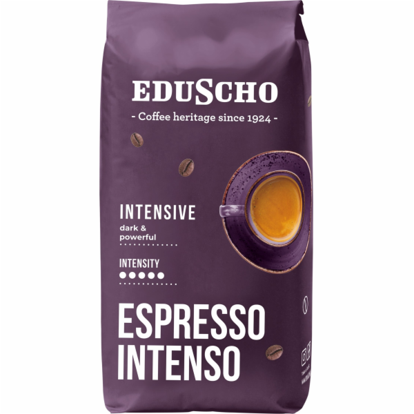 TCHIBO EDUSCHO ESPRESSO INTENSO zrnková káva 1000G