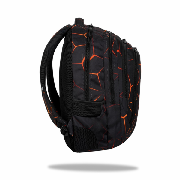 Batoh CoolPack Drafter Lava, černo/oranžový