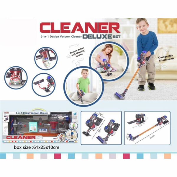 Hračka pro domácnost CLEANER Vysavač 607848B