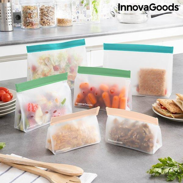 InnovaGoods Sada opakovaně použitelných vzduchotěsných sá...
