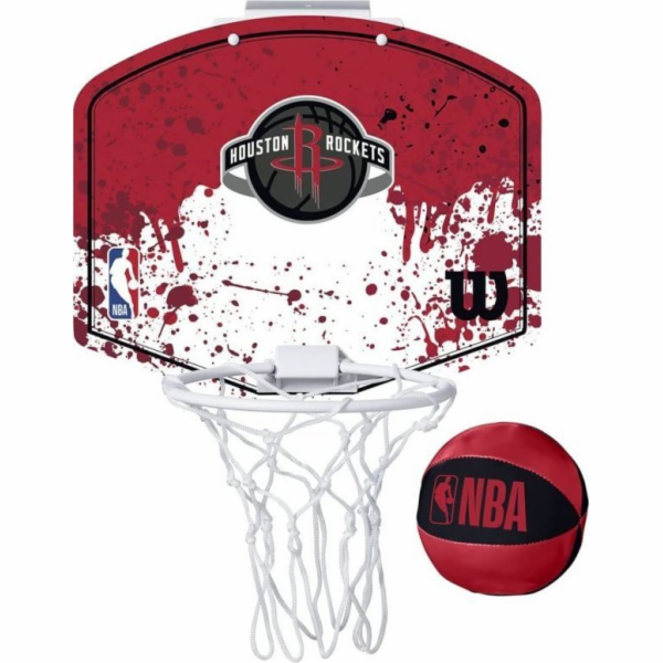 Wilson  NBA Team Houston Rockets Mini Hoop WTBA1302HOU Če...