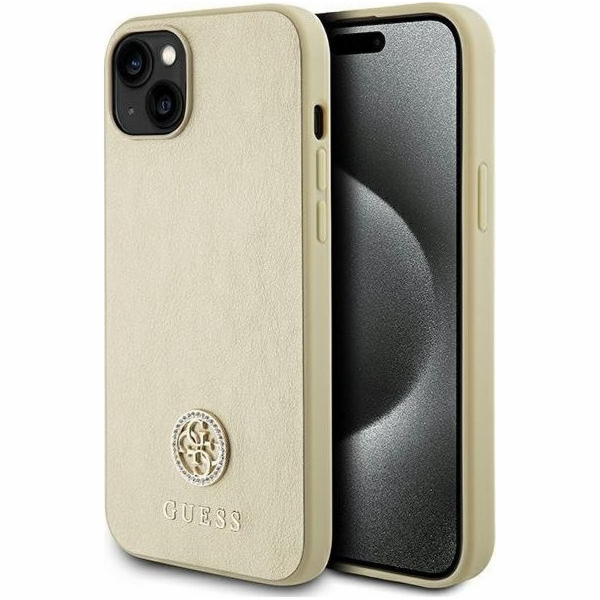 Guess  GUHCP15SPS4DGPD iPhone 15 6.1 zlato/zlaté pevné po...